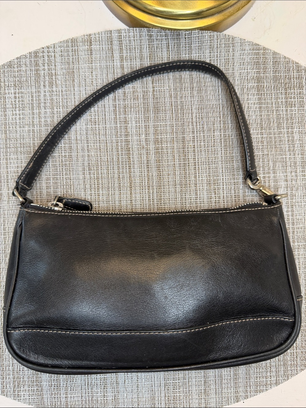 Coach Hamptons Leather Demi Pouch